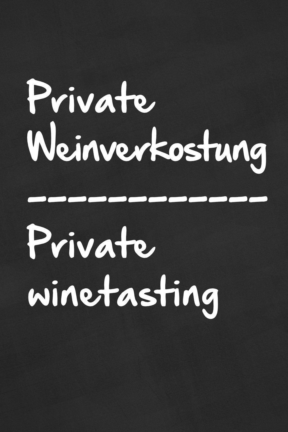 Private Weinverkostung